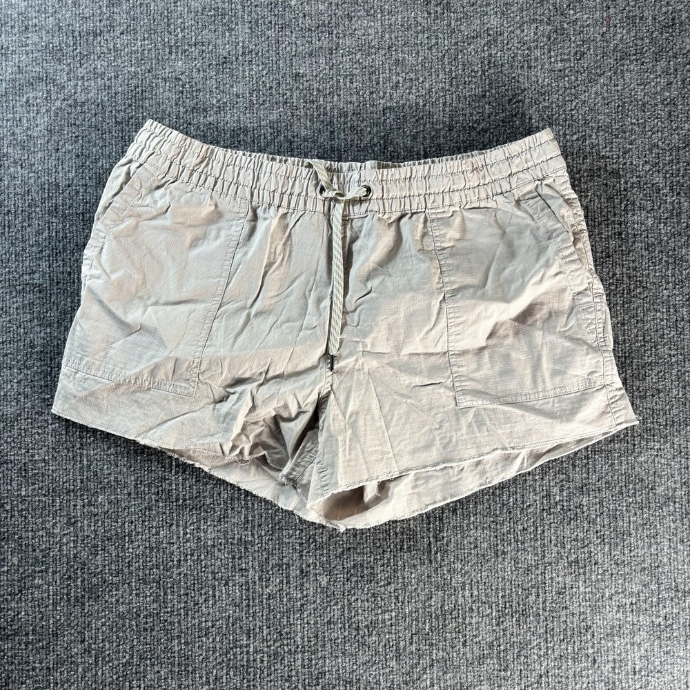 Vuori Shorts Mens XL Beige Chino Elastic Waist Drawstring‎ Casual Lightweight